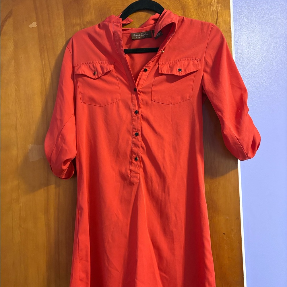 Speed Control Vibrant Red Dress